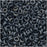 Toho Demi Round Seed Beads, Thin 8/0 (3mm) Size, 7.4 Grams, #612 Matte Gun Metal