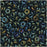Toho Demi Round Seed Beads, Thin 8/0 (3mm) Size, 7.4 Grams, #84 Metallic Iris Green/Brown