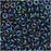 Toho Demi Round Seed Beads, Thin 8/0 (3mm) Size, #88 Metallic Cosmos (7.4 Grams)