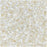 Toho Demi Round Seed Beads, Thin 8/0 (3mm), #PF21 PermaFinish Silver Lined Crystal (7.4 Grams)