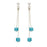 Retired - Turquoise Cubed Earrings
