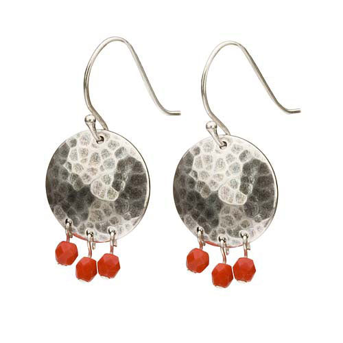 Retired - Hammered Disc Earrings