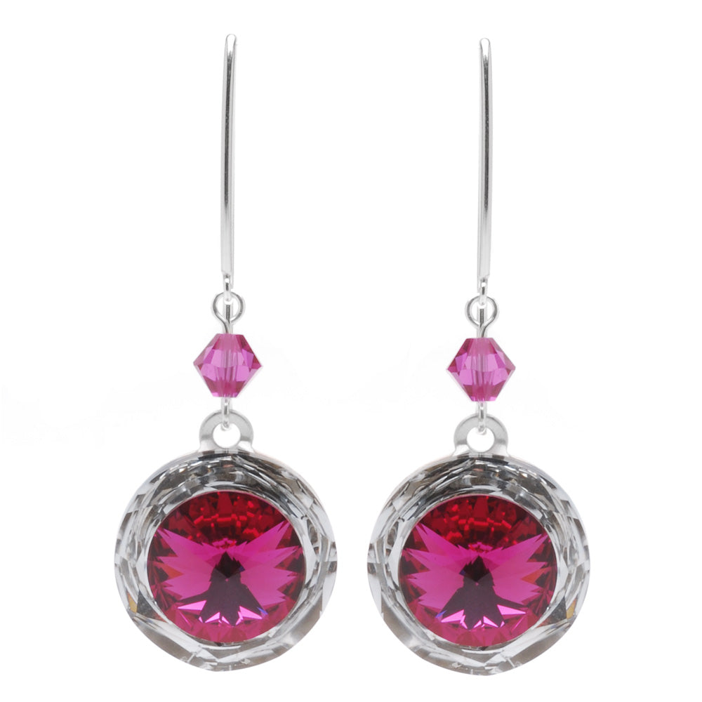 Retired - Cosmic Diva Earrings in Atomic Cherry
