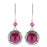 Retired - Cosmic Diva Earrings in Atomic Cherry