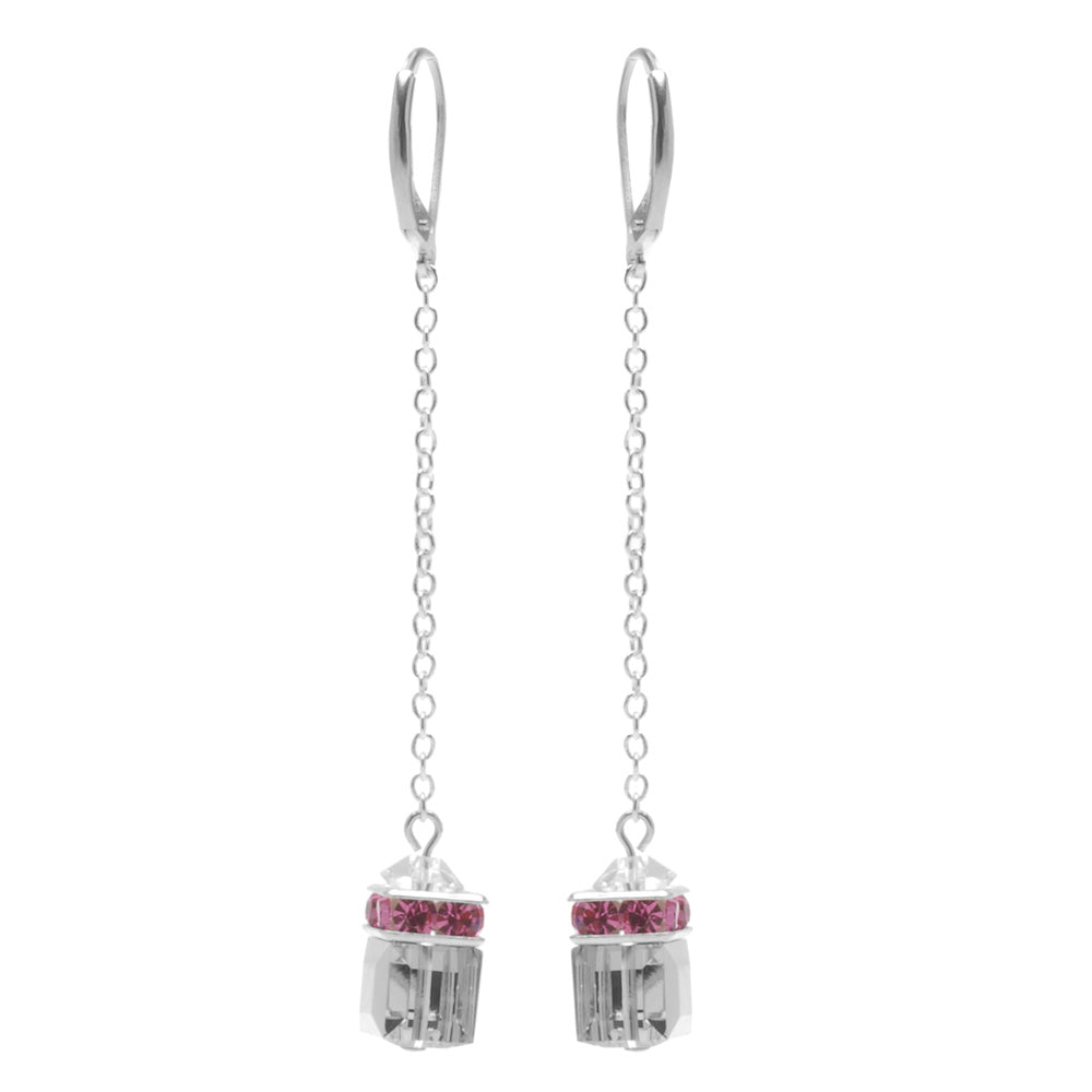 Retired - Sophie Too Earrings in Crystal Rose