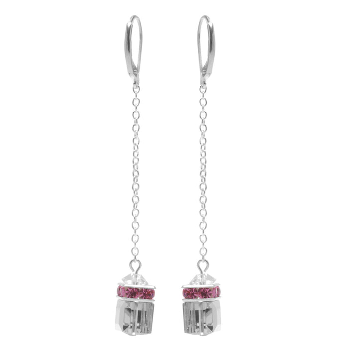 Retired - Sophie Too Earrings in Crystal Rose