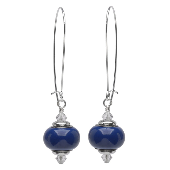 Retired - Anna Earrings in Dark Lapis