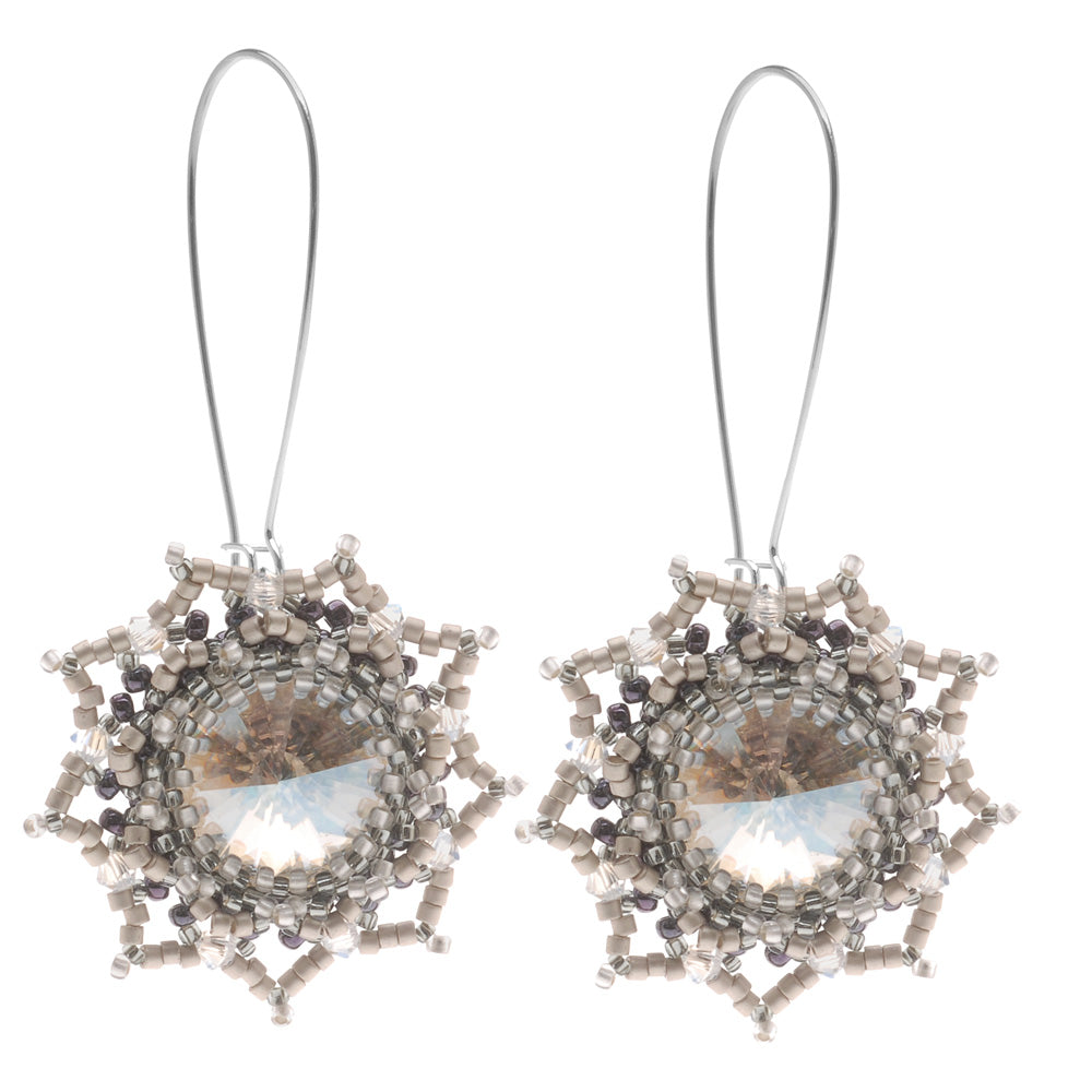 Retired - Evening Star Earrings in Purple