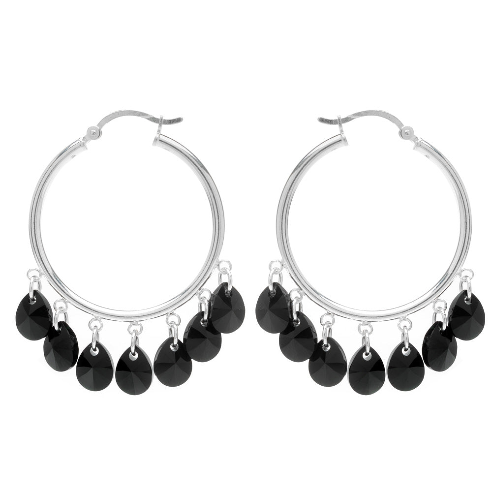 Retired - A Little Night Music Earrings in Jet