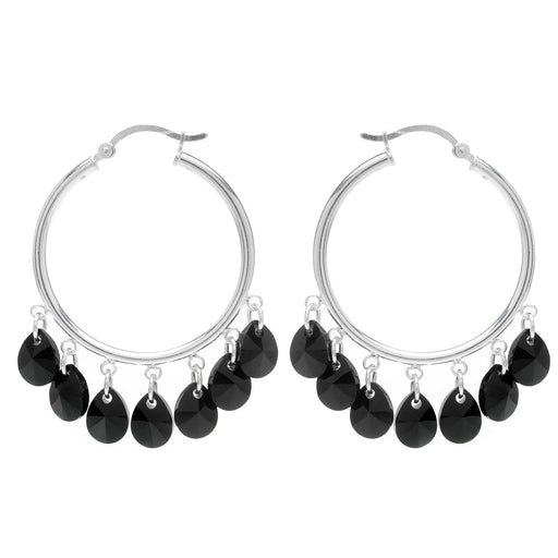 Retired - A Little Night Music Earrings in Jet