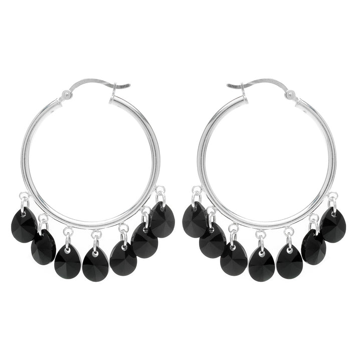 Retired - A Little Night Music Earrings in Jet