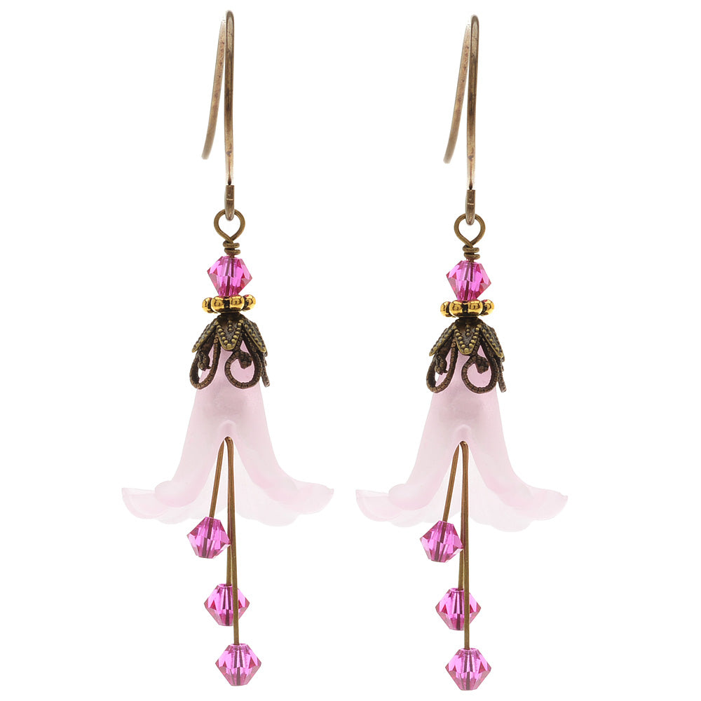 Retired - Fancy Floral Sweetheart Earrings