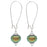 Retired - Anna Earrings in Iridescent Green