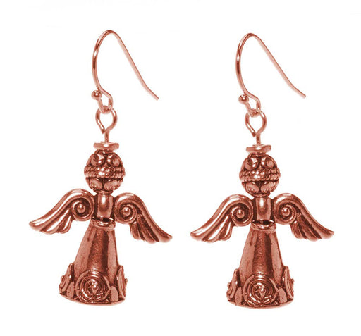 Retired - Silver and Gold (and Copper!) Angel Earrings