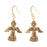 Retired - Silver and Gold (and Copper!) Angel Earrings