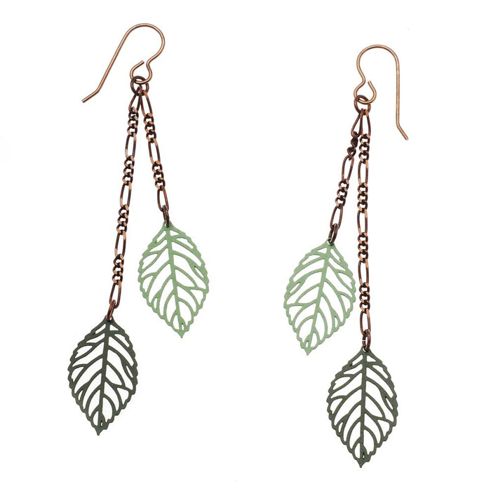 Retired - Floating Leaves Earrings