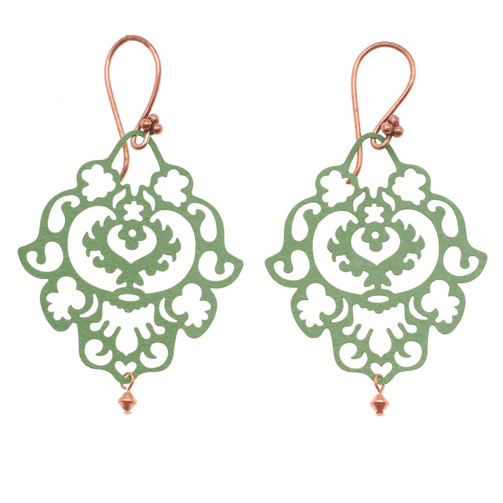 Retired - Verdigris Earrings