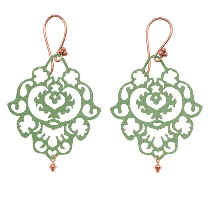 Retired - Verdigris Earrings