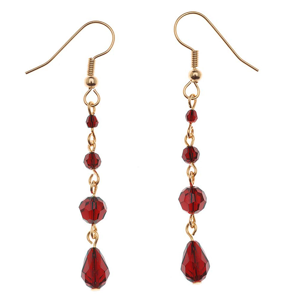 Drops of Blood Earrings