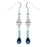 Retired - Teal Artisan Drop Earrings
