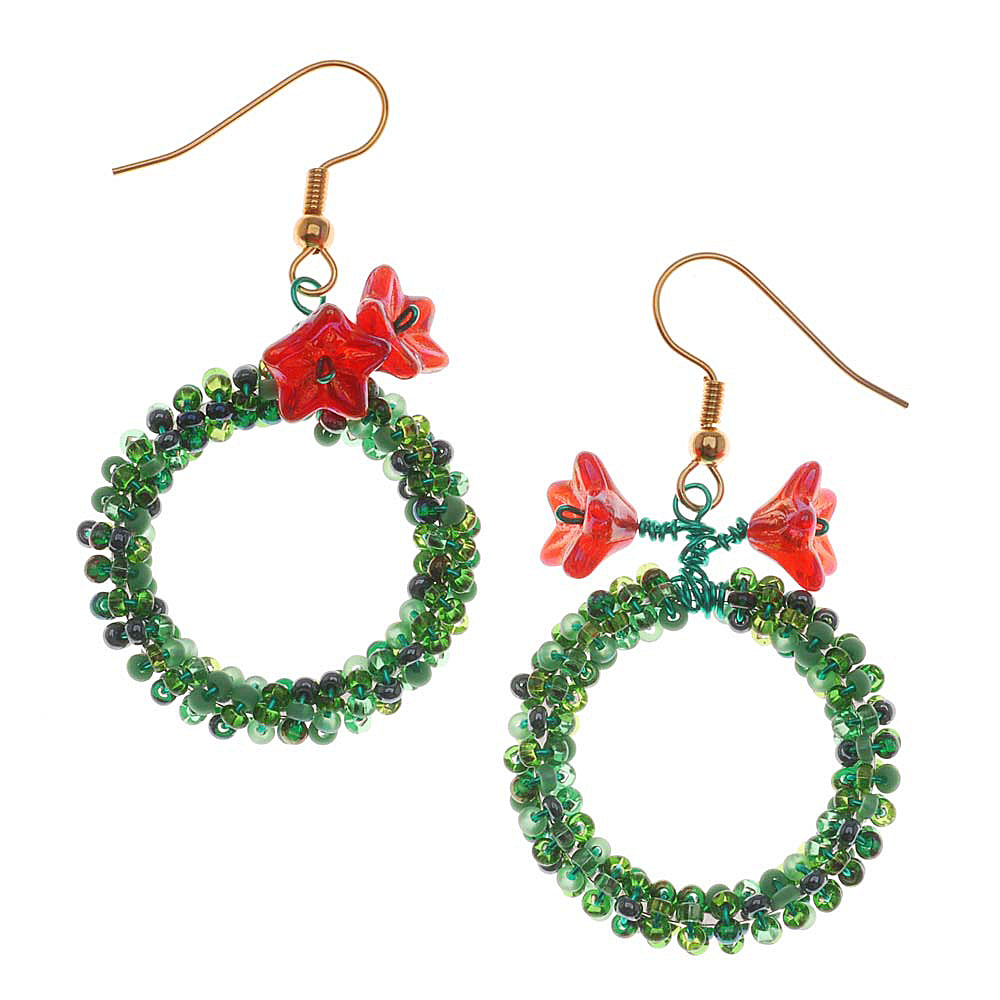 Retired - Joyous Wreath Earrings