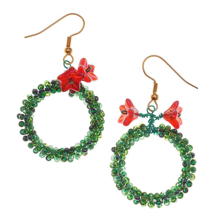 Retired - Joyous Wreath Earrings
