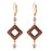 Retired - Crystal Square Soiree Earrings