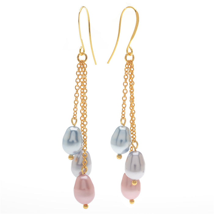 Retired - Easter Egg Pearl Earrings