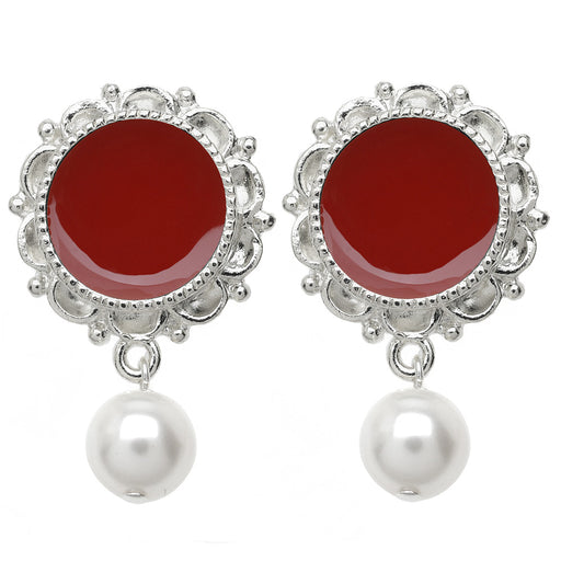 Christmas Waltz Earrings in Red (Reboot)