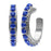 Retired - Springtime Hoop Earrings in Lapis
