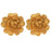 Retired - Golden Rose Earrings