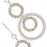 Jasmine Earrings in White