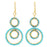 Jasmine Earrings in Blue