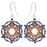 Retired - Copper Iris Pendant Earrings