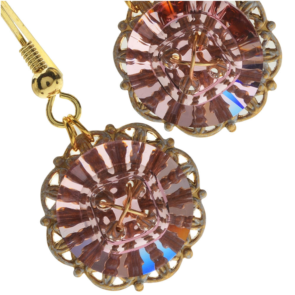 Retired - Victorian Rose Earrings