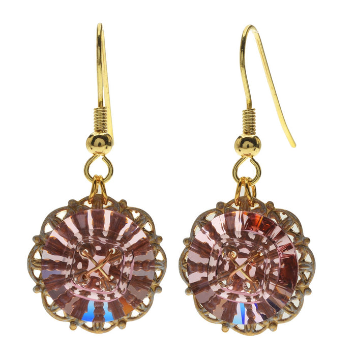 Retired - Victorian Rose Earrings