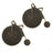 Retired - Penny Farthing Bicycle Earrings
