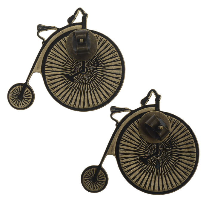 Retired - Penny Farthing Bicycle Earrings