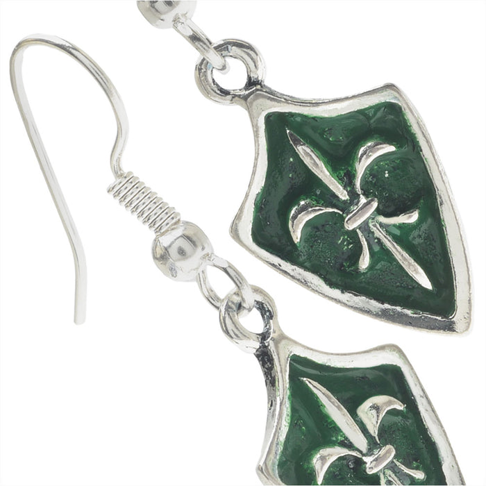 Retired - Emerald Crest Earrings