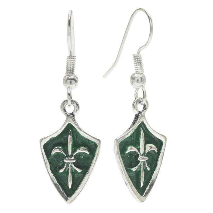 Retired - Emerald Crest Earrings
