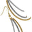 Retired - Swinging Crescents Earrings in Metallics