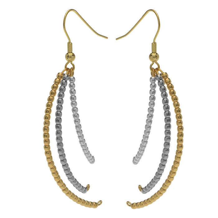Retired - Swinging Crescents Earrings in Metallics
