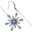 Retired - Twirling Snowflake Earrings