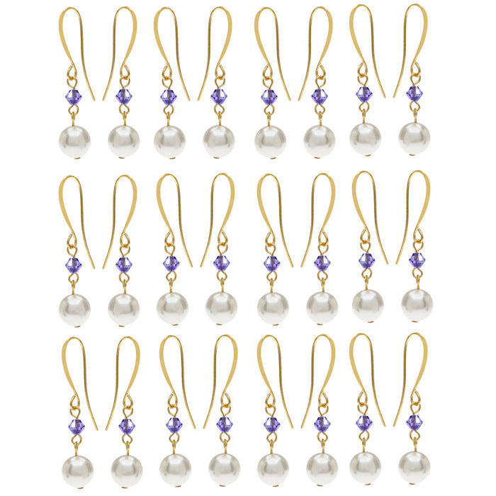 Retired - Bridesmaids Earrings in Gold