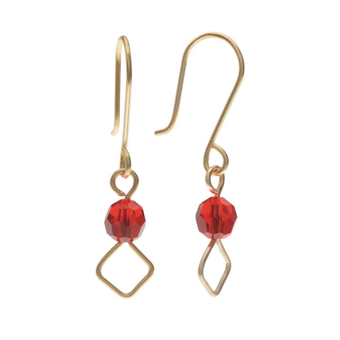 Red India Earrings