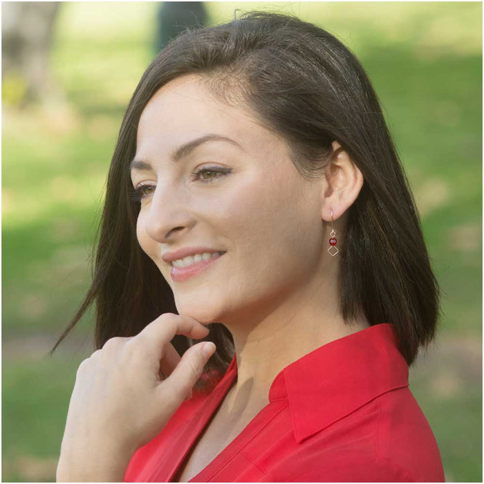 Red India Earrings