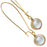 Delicate Golden Circle Earrings