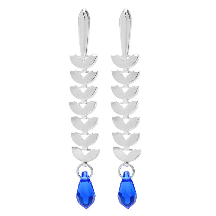 Retired - Crescent City Earrings in Majestic Blue