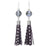 Retired - Velvet Studded Tassel Earrings