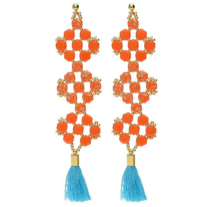 Retired - Orange Crush Earrings